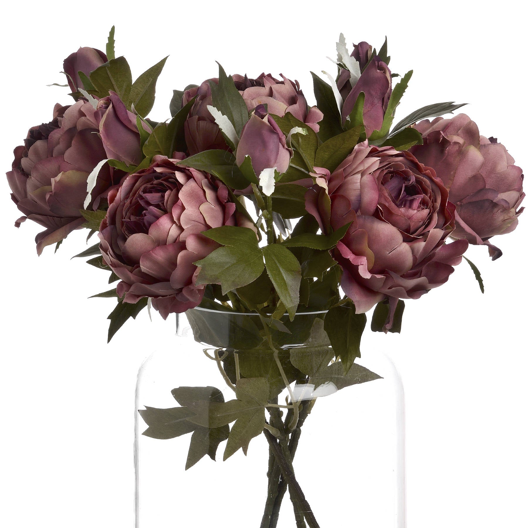 Vintage Rose Peony Stem