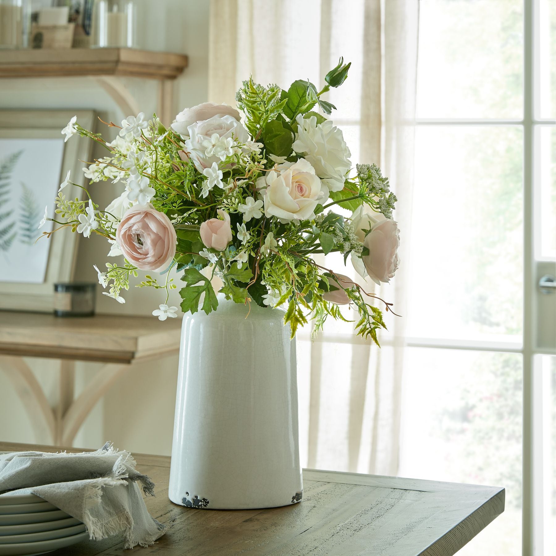 Pink Tea Rose Stem