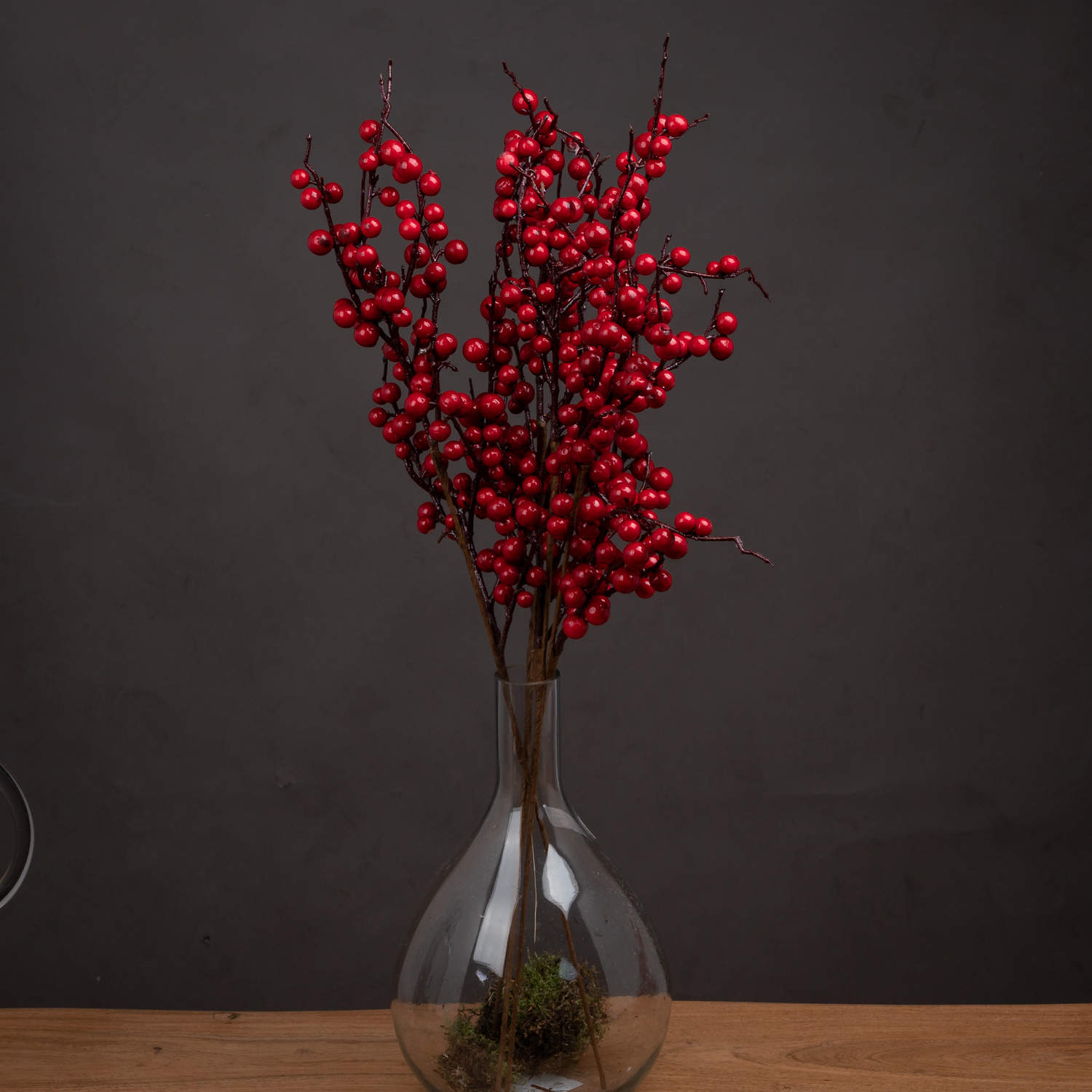 Festive Red Berry Stem