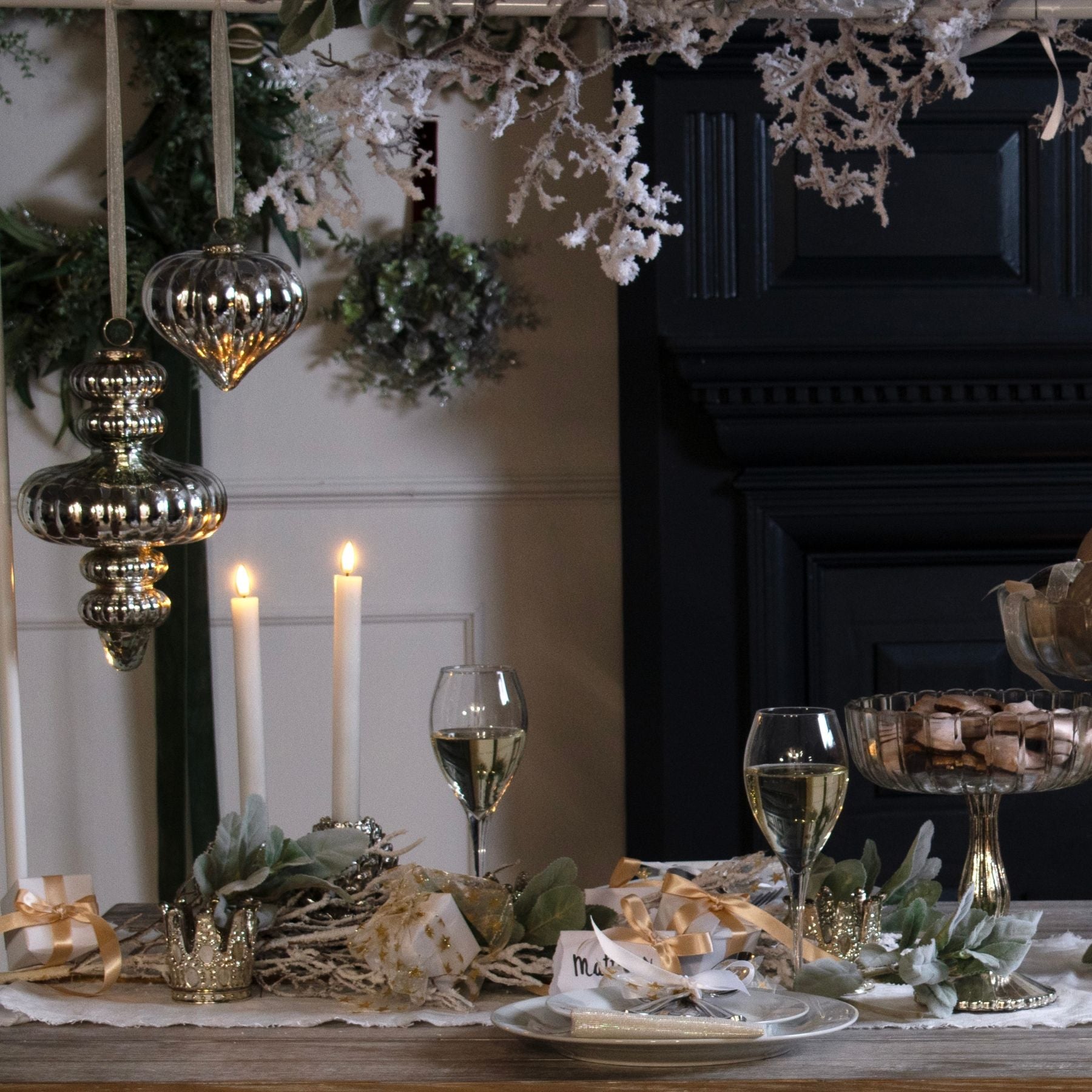 Antique Silver Vallupe Bauble