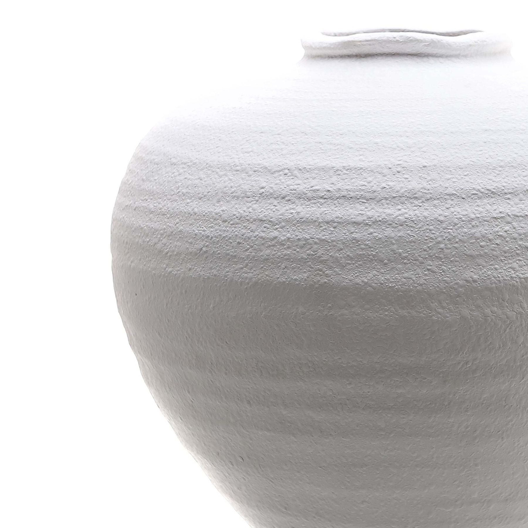 Lucente Matt White Ceramic Vase