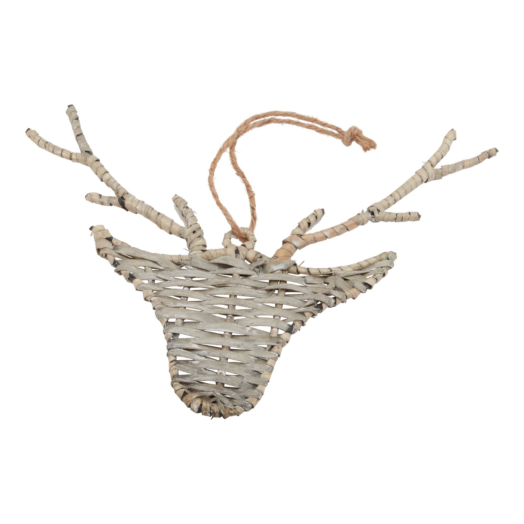 Natural Wicker Reindeer