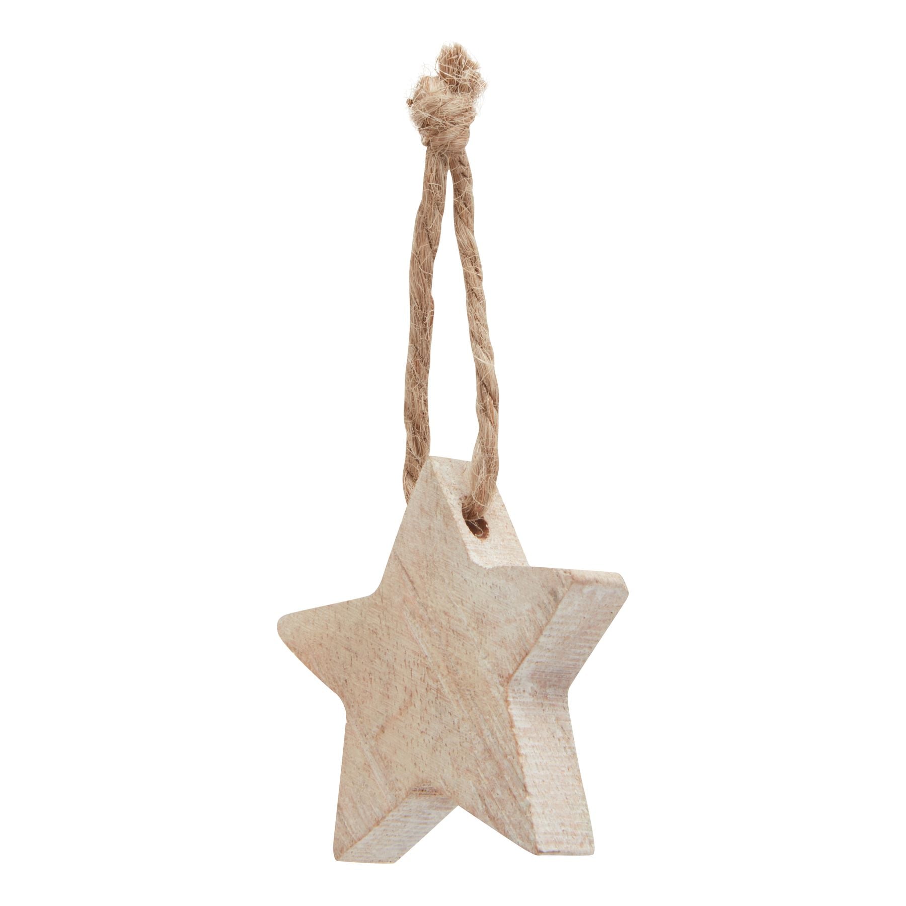 Natural Wooden Star Ornaments - Set of 90
