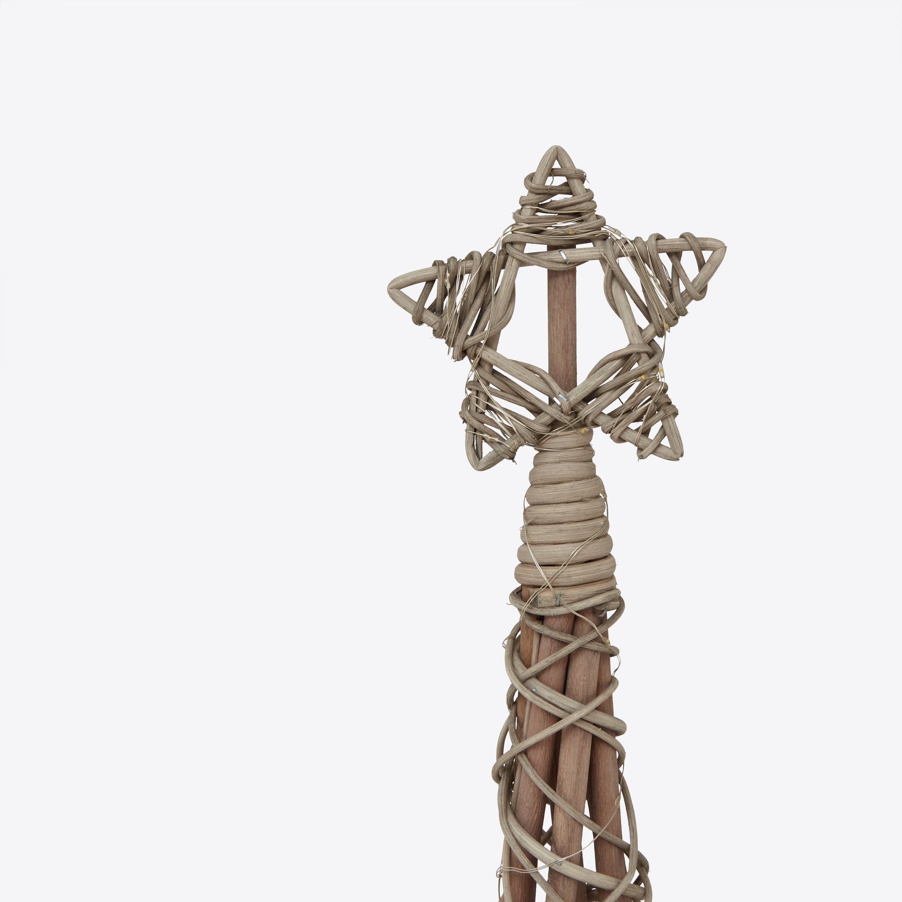 LED Wicker Star Christmas Tree (Small)