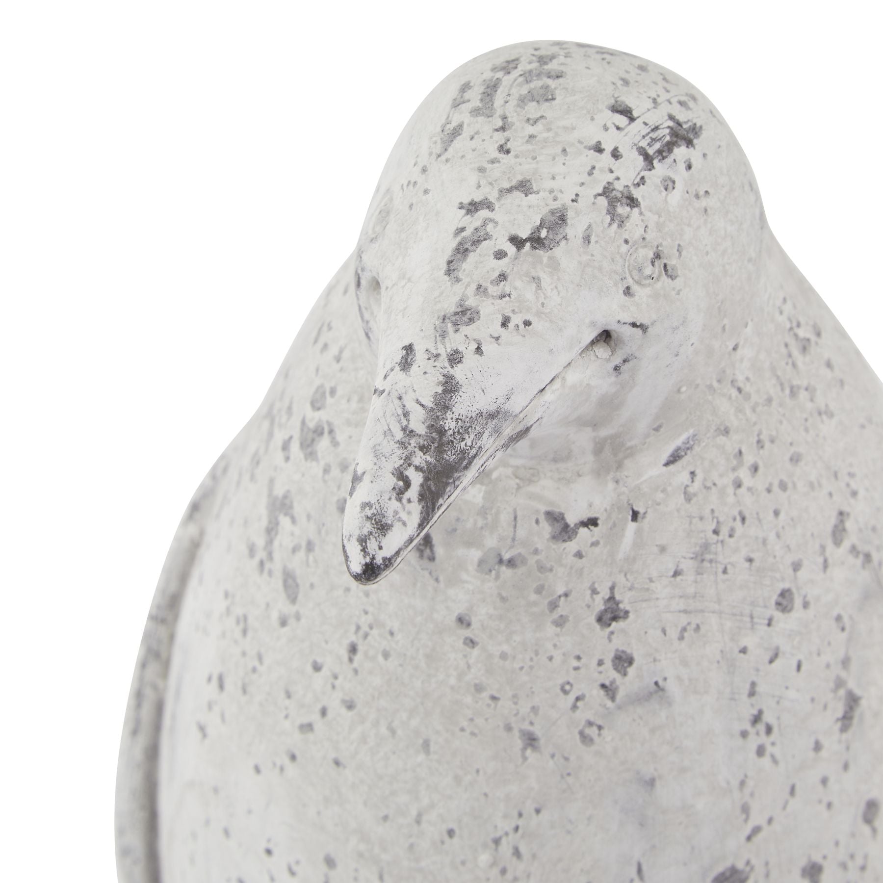 Frosted Grey Penguin Sculpture (Small)