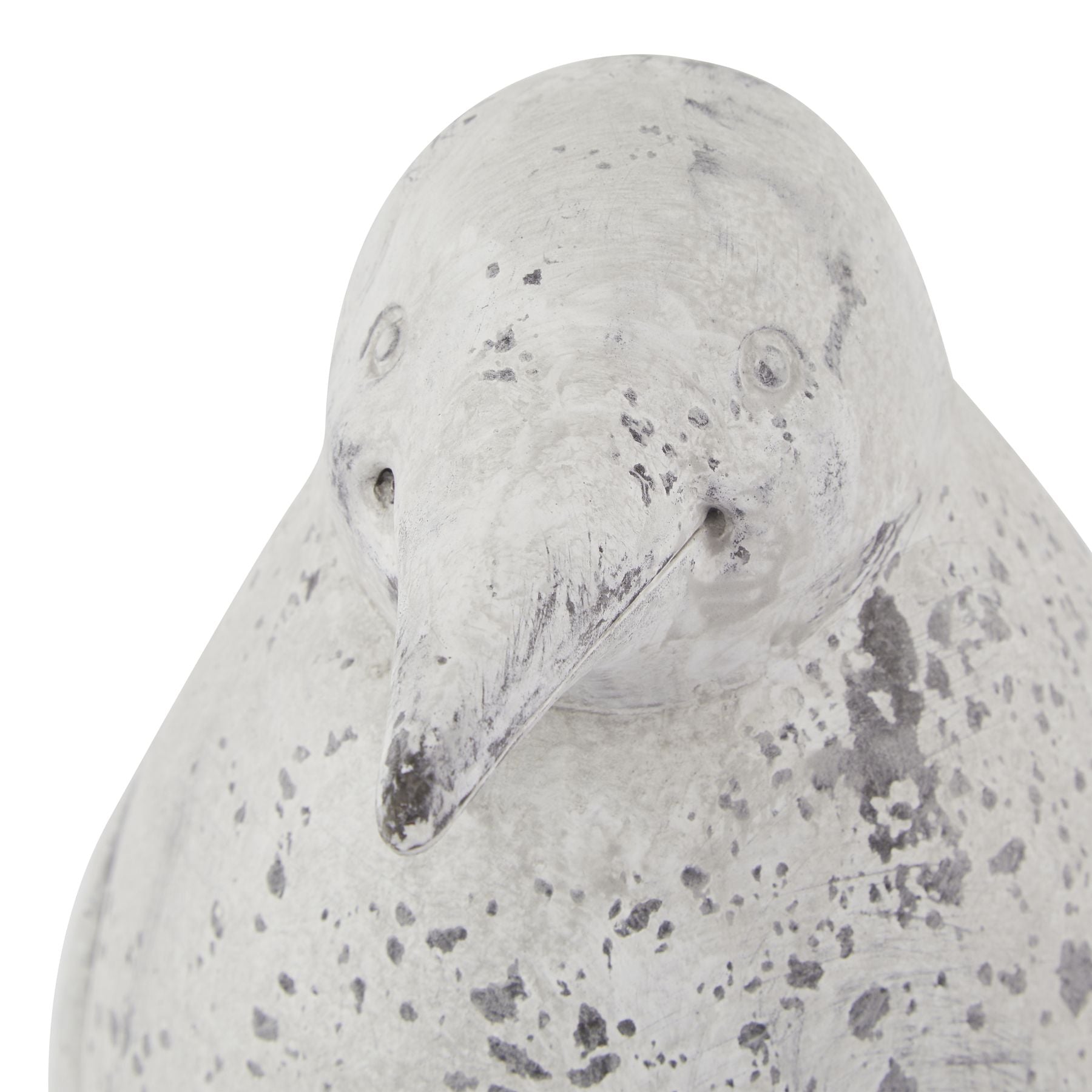 Frosted Grey Penguin Sculpture (Medium)