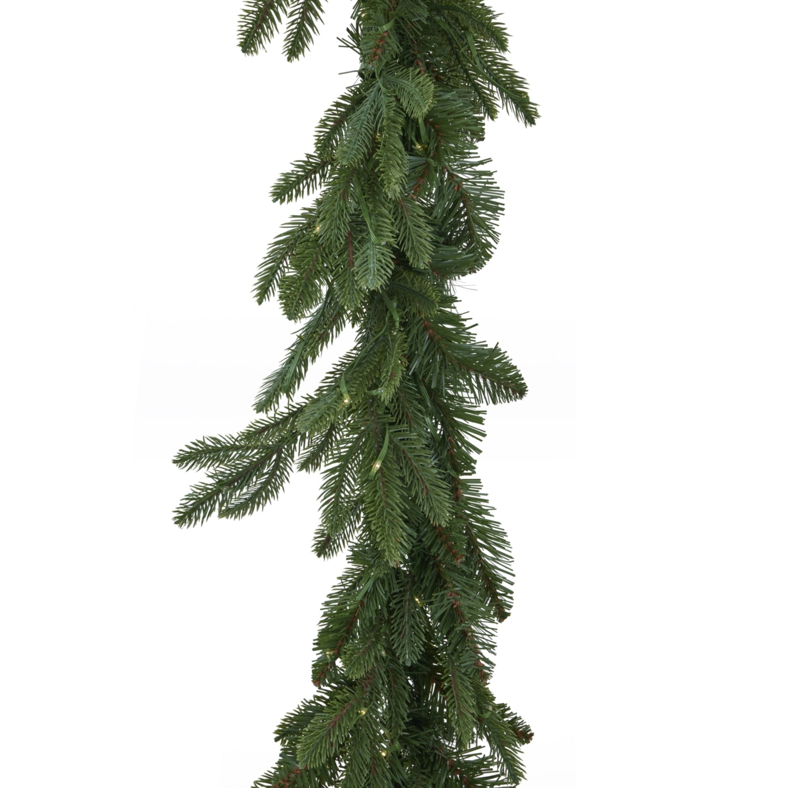 Pre-Lit Woodland Fir Christmas Garland with 200 LED Lights