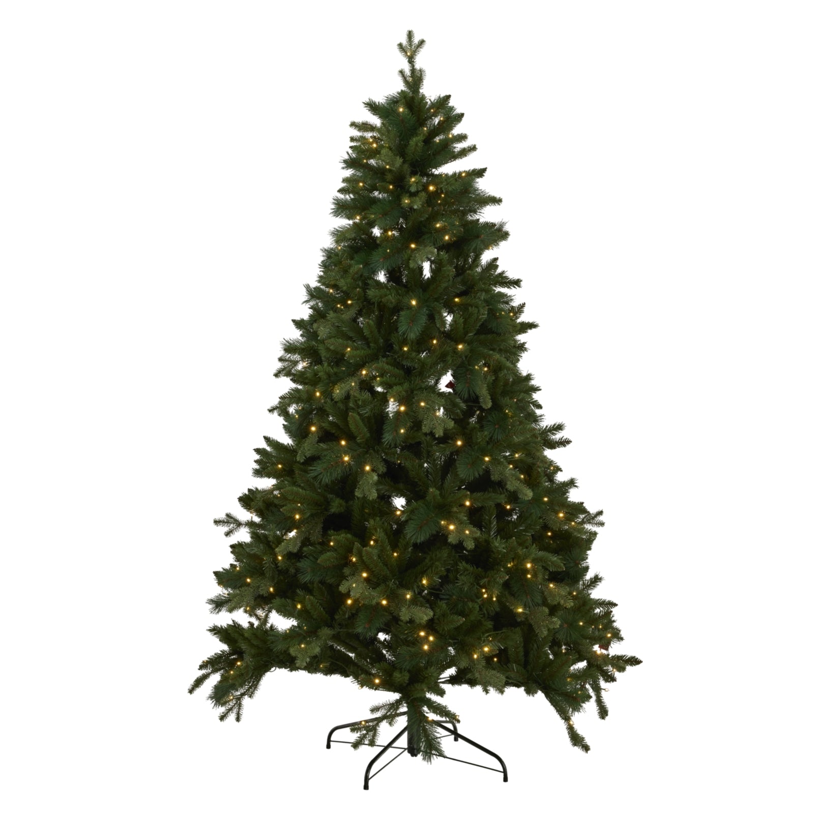 7ft Everra Green Forest Fir Pre-Lit 400 LED Christmas Tree