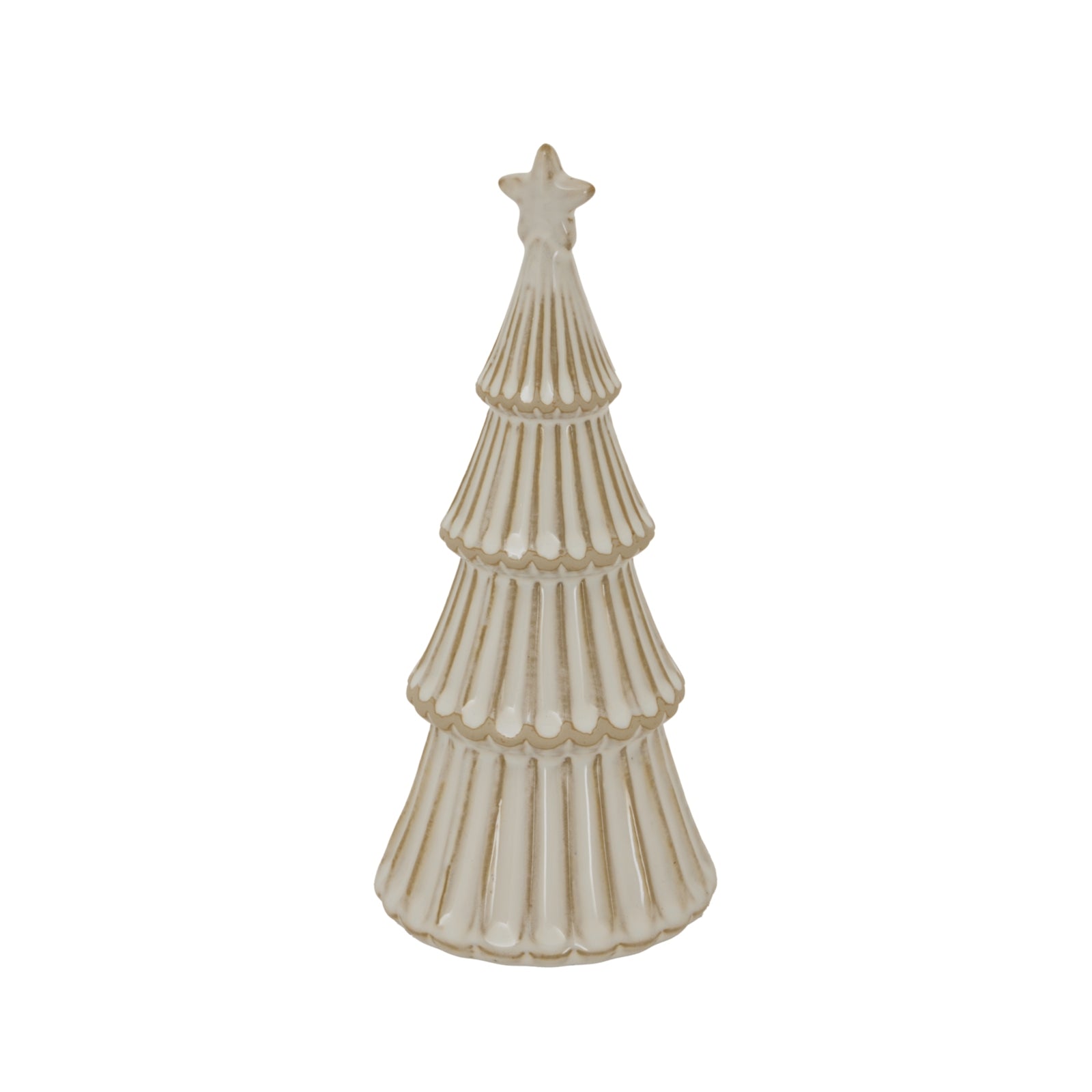 Ceramic Snowy Layered Tree (Medium)