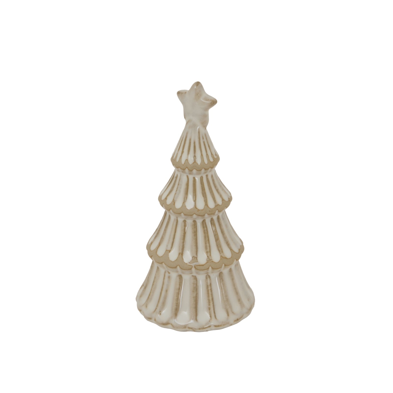 Ceramic Snowy Layered Tree (Small)