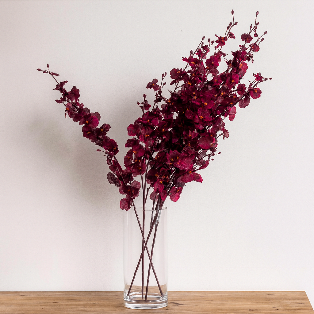 Deep Burgundy Orchid Stem