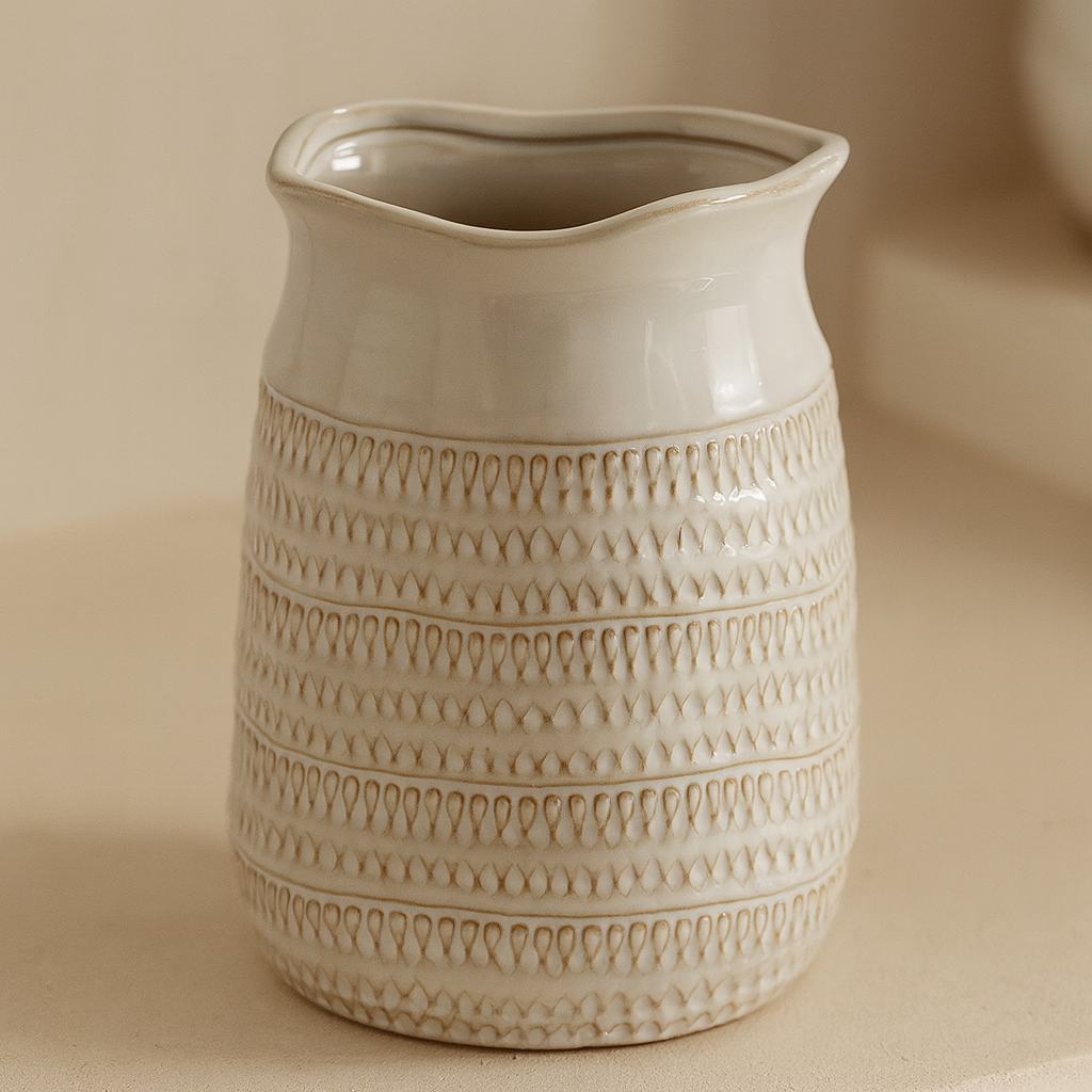 Tava Cylinder Hewn Vase