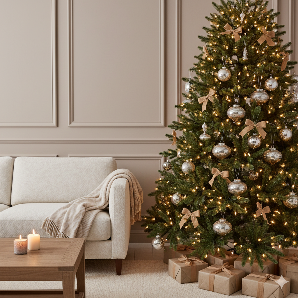 Frosted Crystal Teardrop Bauble