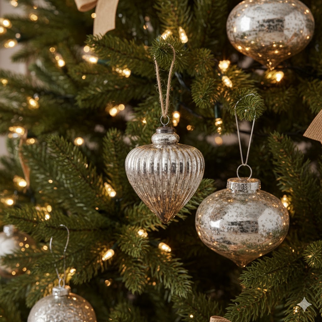 Antique Silver Vallupe Bauble