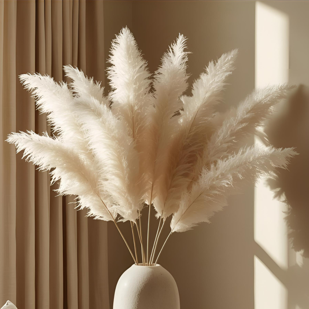 Celestia Bleached Oversized Pampas Stem