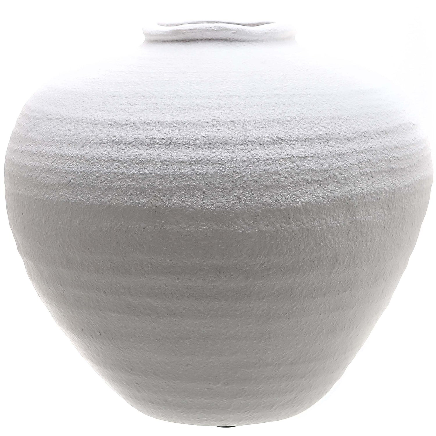 Lucente Matt White Ceramic Vase