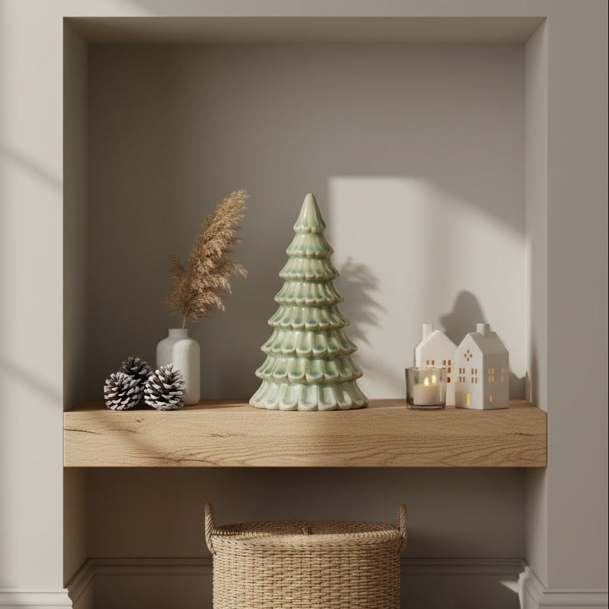 Soft Green Ceramic Christmas Tree