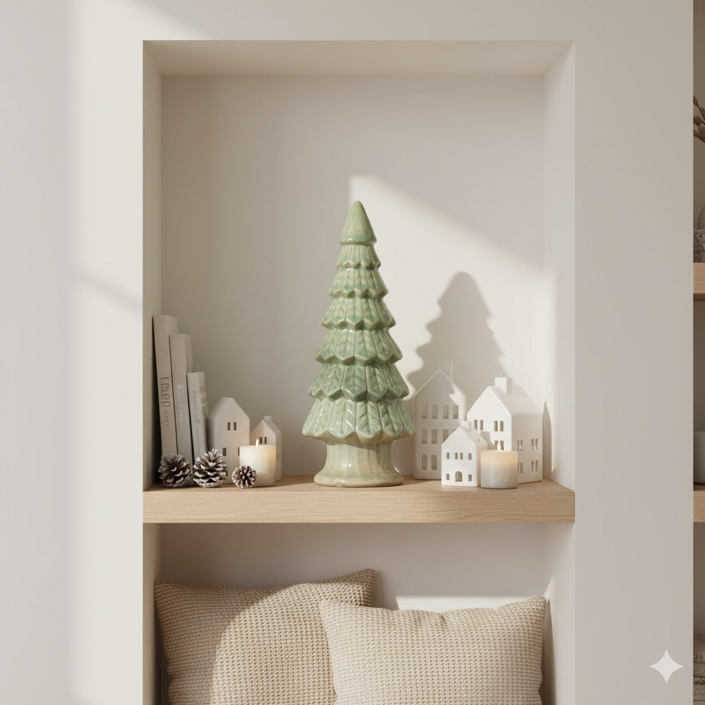 Light Green Ceramic Fir Tree