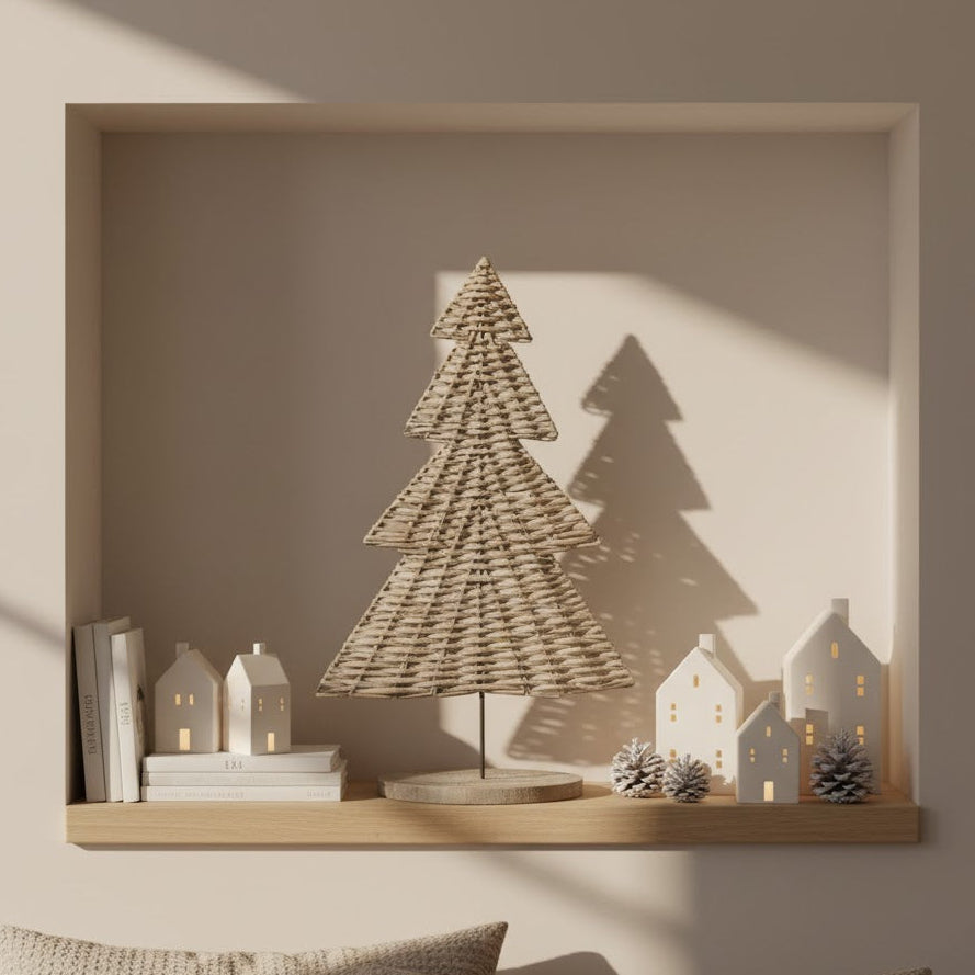 Large Wicker Tree Ornament