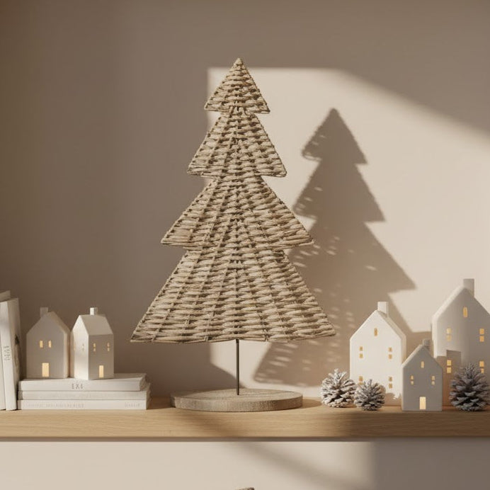 Wicker Tree Ornament