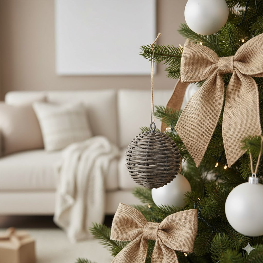 Natural Wicker Bauble