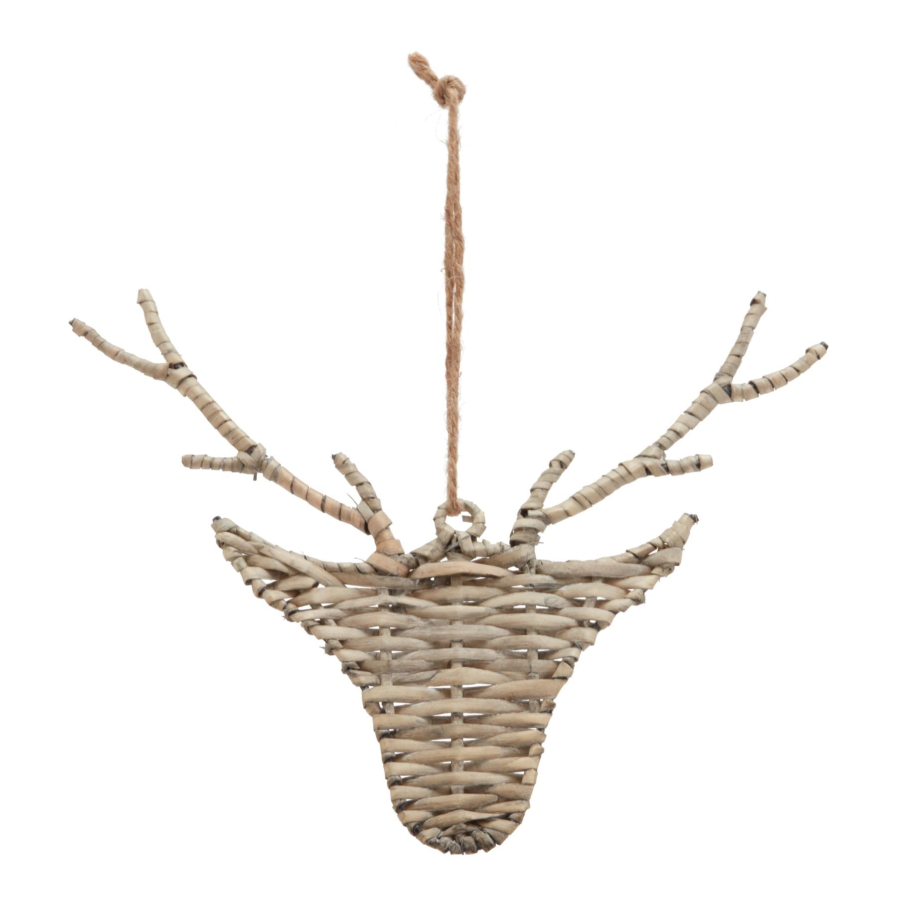 Natural Wicker Reindeer