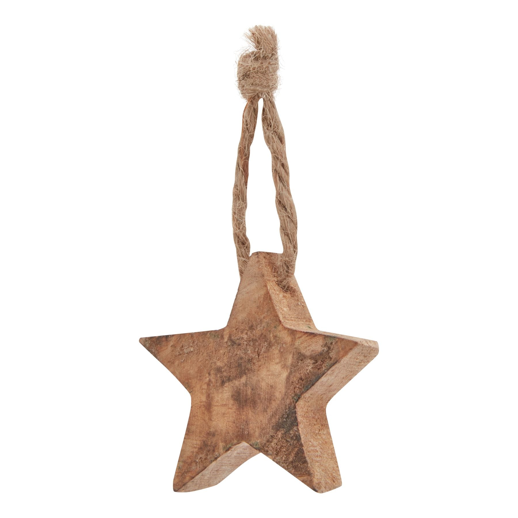 Natural Wooden Star Ornaments - Set of 90