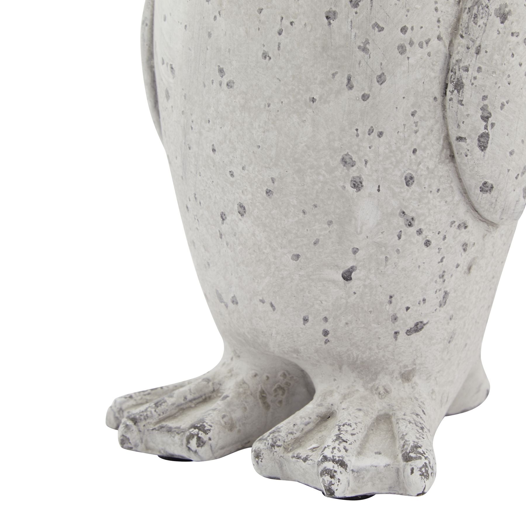 Frosted Grey Penguin Sculpture (Small)