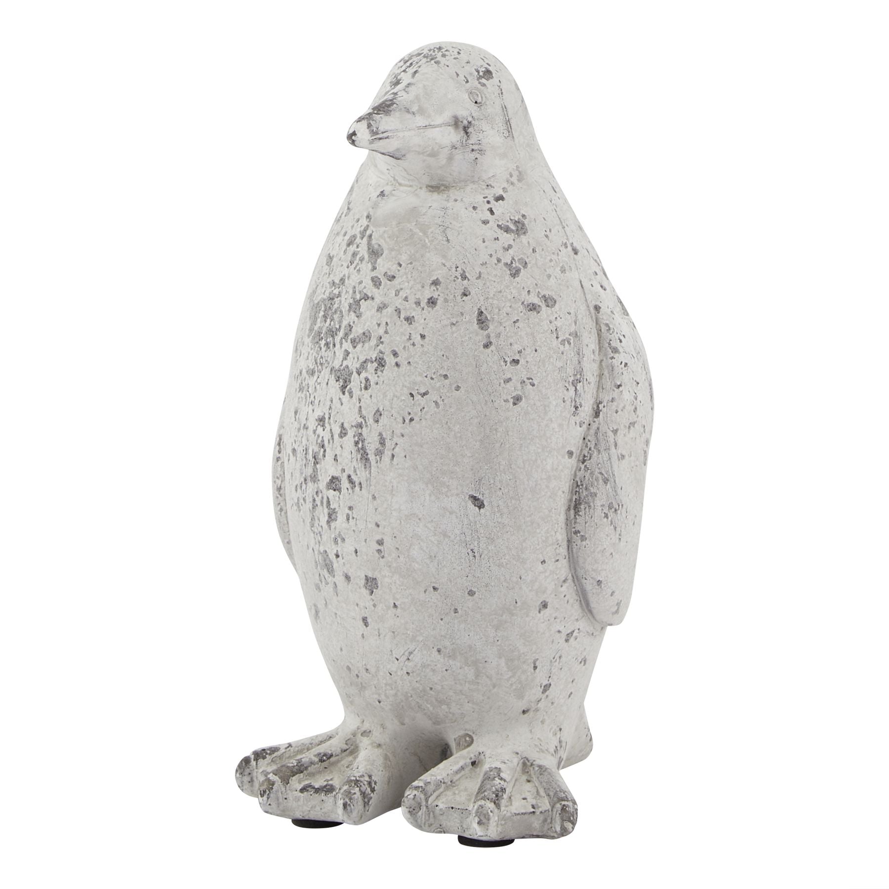 Frosted Grey Penguin Sculpture (Small)