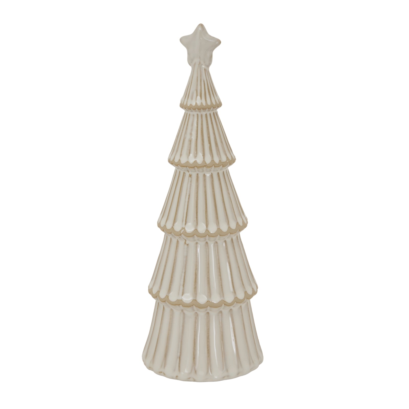 Ceramic Snowy Layered Tree (Large)