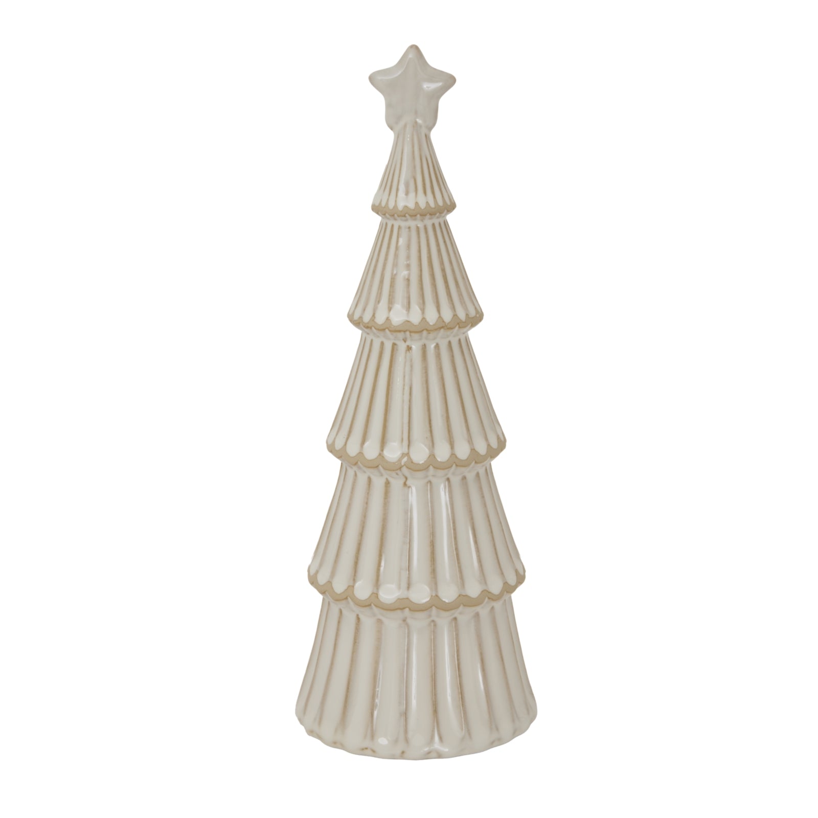 Ceramic Snowy Layered Tree (Large)